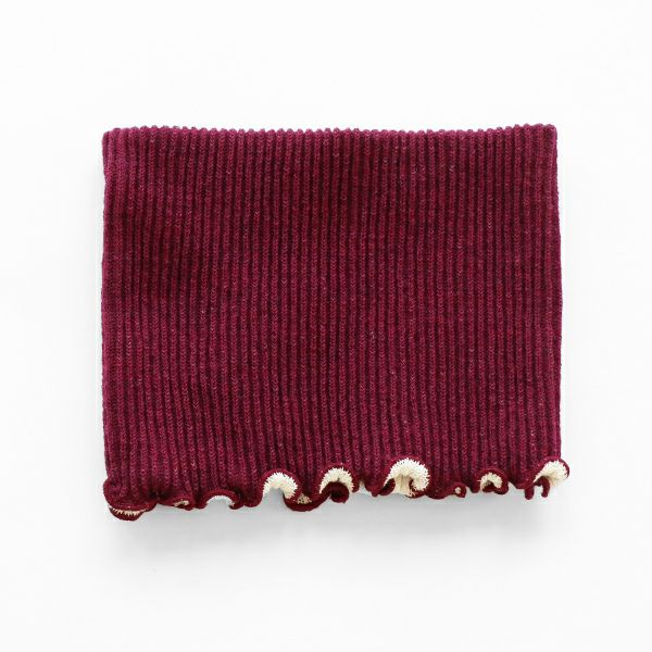 絹屋 内側シルク 外側ウール 2重編みネックウォーマー | DAIGO