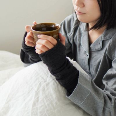 絹屋 極暖シルク 内側シルク2重編み アームウォーマー | DAIGO