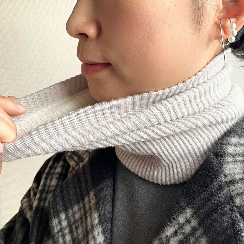 絹屋 極暖シルク 2重編みネックウォーマー | DAIGO official shop