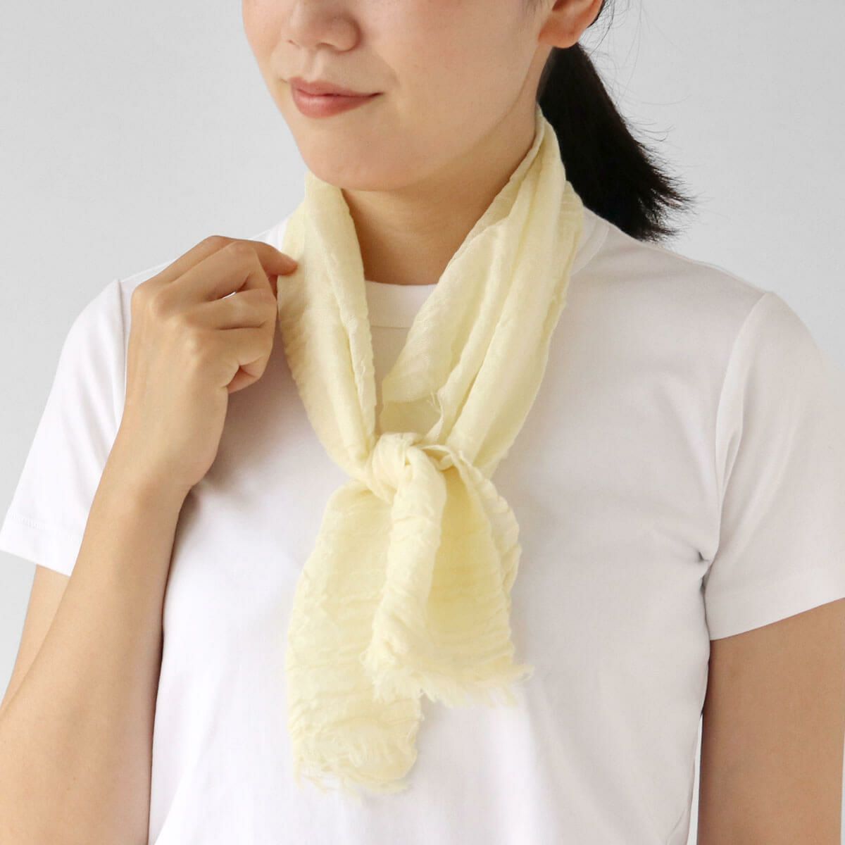 絹屋 シルクと綿のコンパクトストール | DAIGO official shop