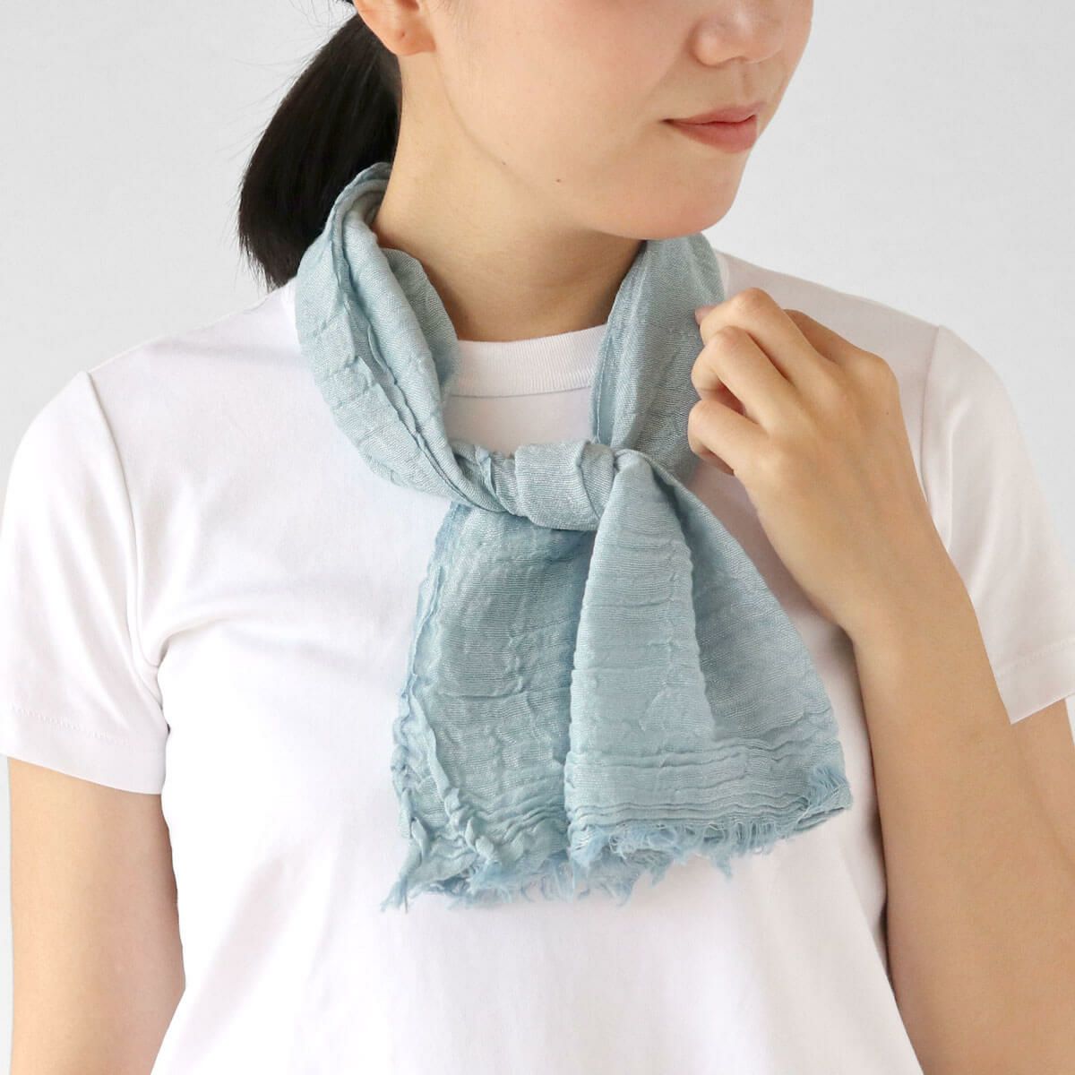 絹屋 シルクと綿のコンパクトストール | DAIGO official shop