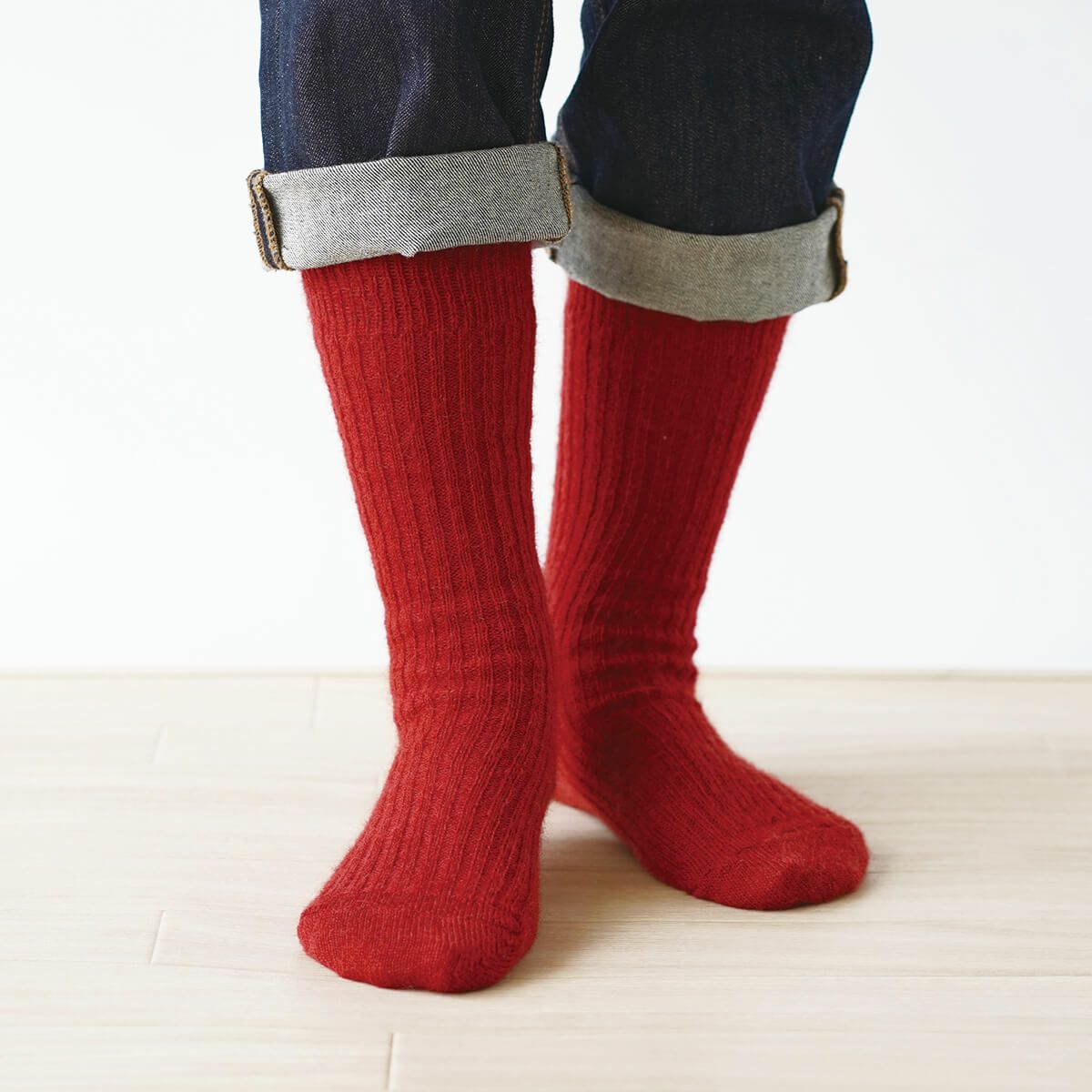 KOTOBUKI AMIMONO モヘアくしゅくしゅソックス | DAIGO official shop