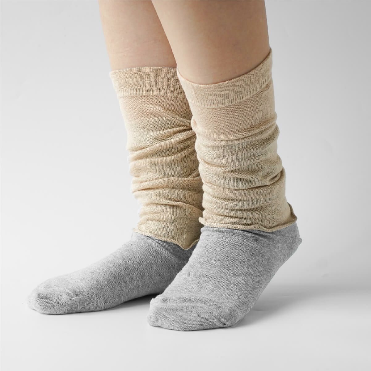 極暖 シルク 薄手レッグウォーマー | DAIGO official shop